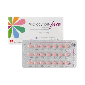 Microgynon Face Clormadinona + Etinilestradiol 2mg/0.03mg Tecnofarma Caja x 21 Comprimidos  