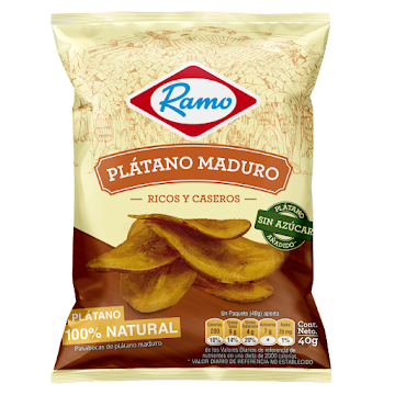 Pasabocas Ramo Plátano Maduro x 140 gr  