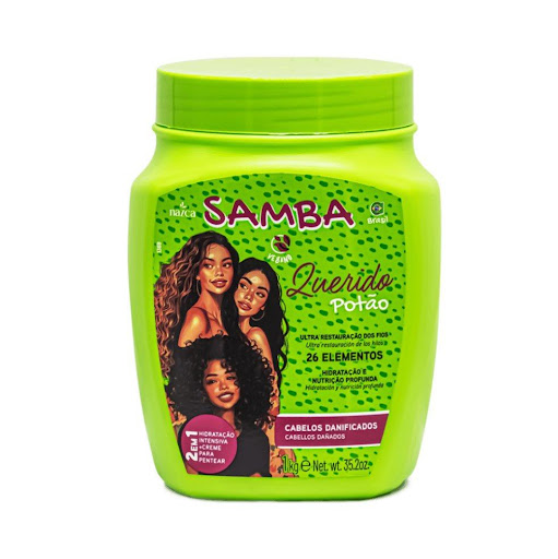 Crema Para Peinar Samba Querido Potao Nevada Frasco x 1 Kg
