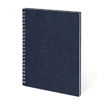 Cuaderno Scribe Argollado Cuero Cuadriculado 160 Hojas x 1 und undefined