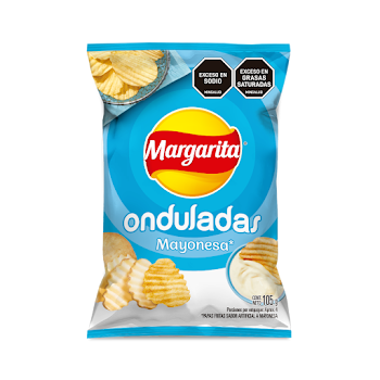 Pasabocas Margarita Papas Fritas Onduladas Mayonesa x 105 gr  