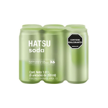 Soda Hatsu Frambuesas y   Rosas Sixpack x 269 ml 
