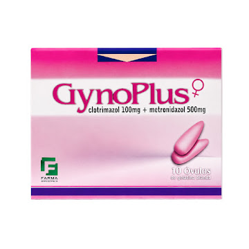 Gynoplus Clotrimazol + Metronidazol 100mg/500mg Farma de Colombia Caja x 10 Óvulos  