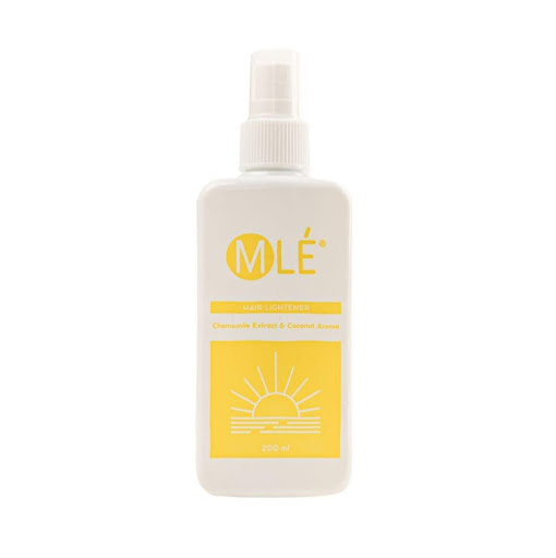 Aclarador Capilar  MLÉ Spray 200ml x 1 Aclara gradualmente el vello corporal y capilar con la luz del sol. Elaborado a base de extractos naturales y aceites vegetales. Es un producto de origen Vegetal, Libre de petróleo, Libre de parabenos