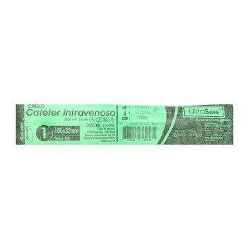 Catéter Intravenoso Alfa Safe 18G x 1 1/4 32mm x 1 und  
