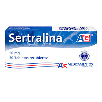 Sertralina 50 mg AG Caja x 30 Tabletas  