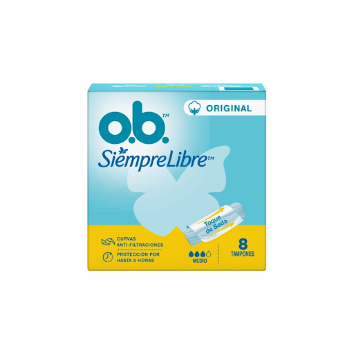 Tampón O.B. Original Medio x 8 und