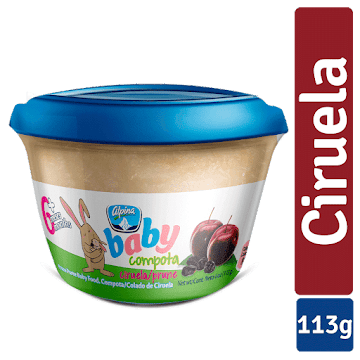Compota Alpina Baby   Ciruela X 113g  