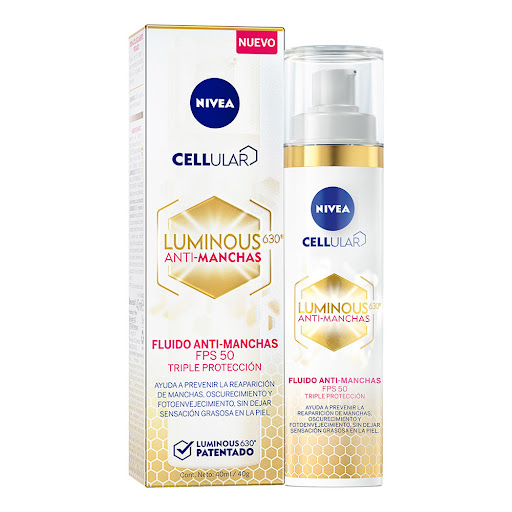 Crema Anti-Manchas Nivea Facial Día Fps50 Cellular Luminous 630 Frasco x 40 ml