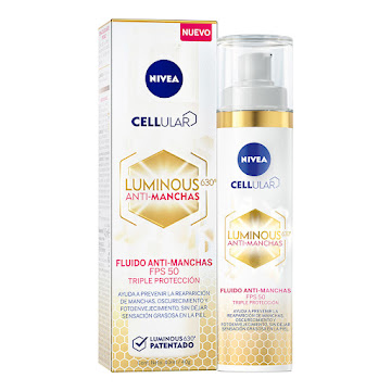 Nivea Crema Anti-Manchas Facial Día Fps50 Cellular Luminous 630 x 40 ml  