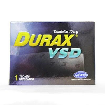 Durax VSD Tadafilo 10 mg Lafrancol Caja x 1 Tableta  
