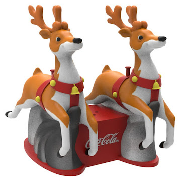 Trineo Navideño Edición Renos Coca Cola Coleccionable x 1 und  