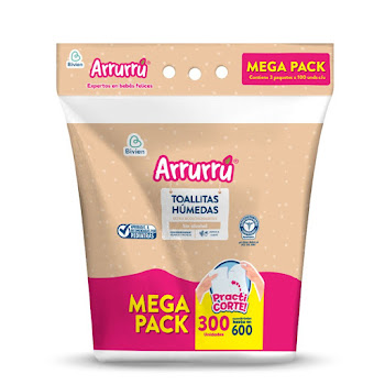 Toallitas Húmedas Arrurú Avena Mega Pack x 300 und  