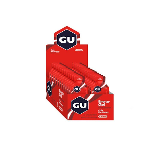 Energy gel. Sabor Cola con Cafeína 40mg. Caja x 24 unidades GU Caja x 24 x 24 Sabor: Cola con cafeína

Características:

Doble energía: Fructosa y Maltodextrina

Aminoácidos (BCAA): 450 mg

Calorías: 100 kcal

Sodio: 55 mg

Cafeína: 40 mg

Carbohidratos: 22 g

Potasio: 45 mg