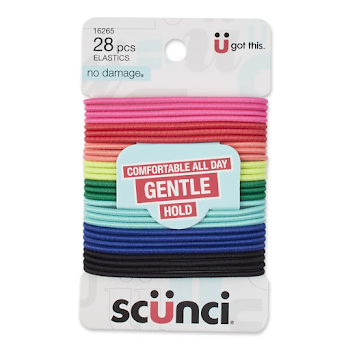 Bandas Elásticas Colores Surtidos Scunci x28 Und     