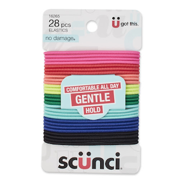 Bandas Elásticas Colores Surtidos Scunci x28 Und     