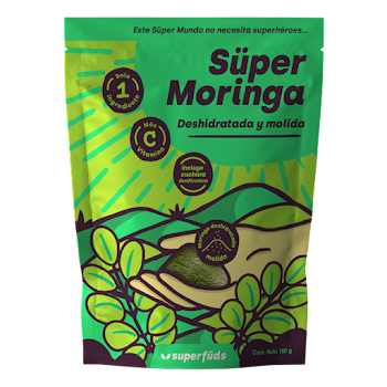 Harina Superfuds Moringa Deshidratada Y Molida x 100 gr  