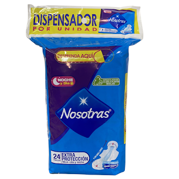 Oft Toallas Nosotras   Extra Protección Tela x24 und  