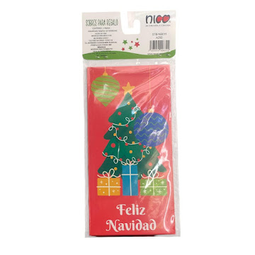 Tarjeta Regalo Nico Sobre Billete Navidad Surtida x 2 und  