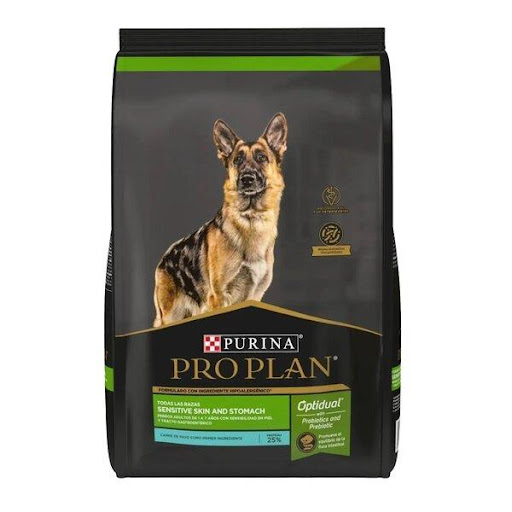 PRO PLAN C SENSITIVE SKIN & STOMACH 3,5 KG PRO PLAN  x 1 Formulado con carne de pavo como primer ingrediente, fuente alternativa de proteína hipoalergénica en perros no expuestos previamente e ideal para perros sensibles. Incluye la tecnología exclusiva Opt