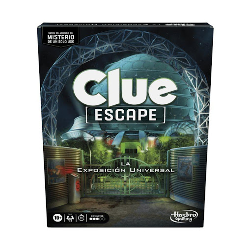 Juego De Mesa Clue Escape La Exposición Universal Hasbro Hasbro Gaming  x 1 Clue Escape: La Exposición Universal combina la clásica dinámica de deducción de Clue con la emoción de un juego de escape. Los jugadores deben resolver enigmas y descubrir pistas para desentrañar un 