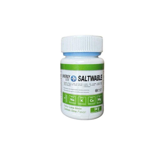 Sales masticables Saltwable+ Lima Limón ENERGY ELITE  Frasco x 1 unidad 