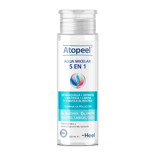Agua Micelar Atopeel 5   en 1 x 220 ml