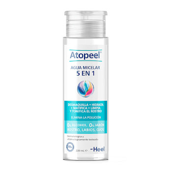 Agua Micelar Atopeel 5   en 1 x 220 ml  