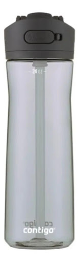 Botella de Agua Contigo Ashland 2.0 AutoSpout 24Oz/710ml (NEGRO) Contigo Papeleta x 1 Botella vaso agua Contigo hidratación y felicidad. La botella de agua Contigo Ashland Chill 2.0 de acero inoxidable con aislamiento al vacío ofrece refrescos helados hasta por 24 horas, sin salpicadur