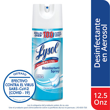 Desinfectante Lysol Eliminador De Olores en Spray x 354 gr  