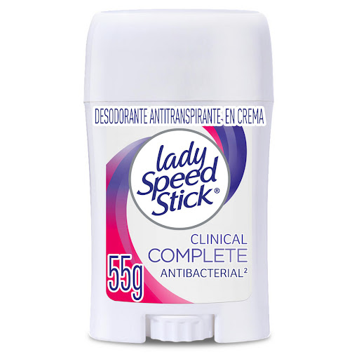 Desodorante Mujer Lady Speed Stick Clinico Antibacterial Frasco x 55 gr