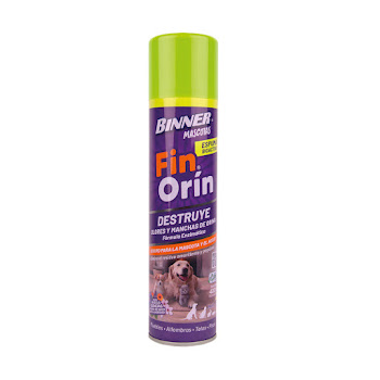 Eliminador De Olores Y Manchas Binner Espuma Aerosol x 400 ml  