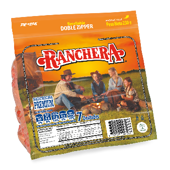 Salchicha Ranchera Premium 230 gr x 7 und  