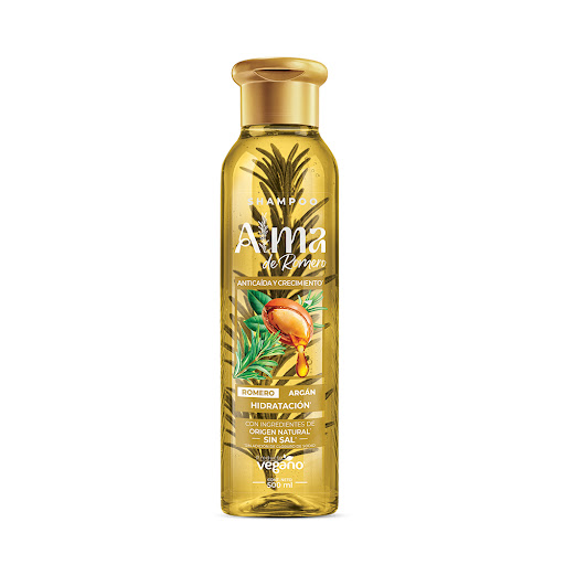 Shampoo Alma de Romero Y Argán Botella x 500 ml