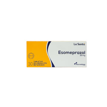 Esomeprazol 20 mg La   Santé Caja x 30 Tabletas  