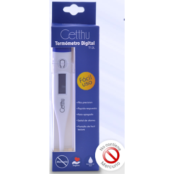 Termometro Digital Cetthu T12 Punta Rigida x 1 und  