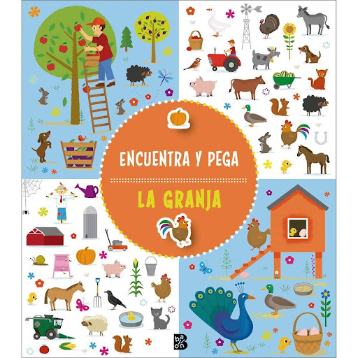 Encuentra Y Pega. La Granja Ballon Libro x 1.0 ENCUENTRA Y PEGA - LA GRANJA  ¡Abre estos libros y descubre el maravilloso mundo de la granja y de los animales! En cada doble página se presentan elementos que hay que encontrar, acompañados de pregu