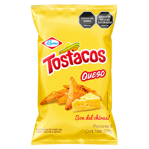 Pasabocas Ramo Tostacos De Queso Familiar x 200 gr