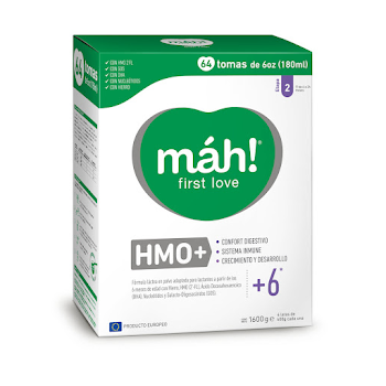 Fórmula Infantil Mah +6 Con Hmo+ Etapa 2 Caja X 1600 gr  