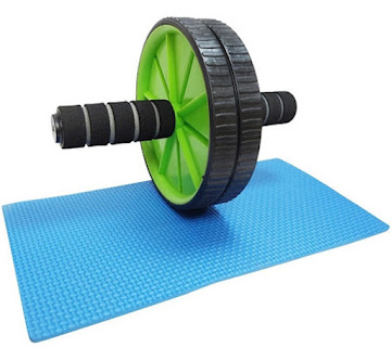 Solo Online Rueda Abdominal Con   Tapete Ejercicio Tonificador 