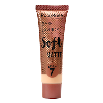 Base Líquida Ruby Rose Soft Matte Beige #7 x 29 ml  