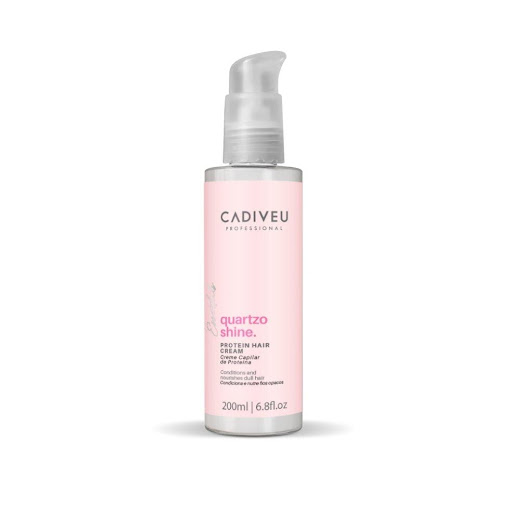 Proteína En Crema Quartzo Shine 200ml Cadiveu TARRO x 1 Quartzo Protein es un potenciador multifuncional de nutrientes para reparar y nutrir el cabello. Apto para todo tipo de cabello, aumentando el brillo, dejando el cabello más suave y con un aspecto más