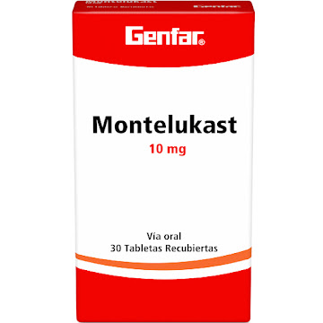 Montelukast 10 mg Genfar Caja x 30 Tabletas  