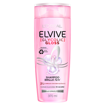Shampoo Elvive Glycolic   Gloss x 370 ml  