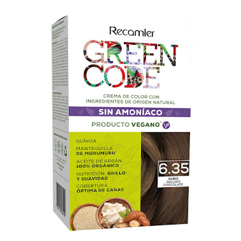 Kit Tinte Recamier Green Code Rubio Oscuro Chocolate #6.35 x 1 und  