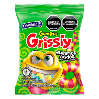 Gomitas Grissly   Colombina Gusanos x 72g  