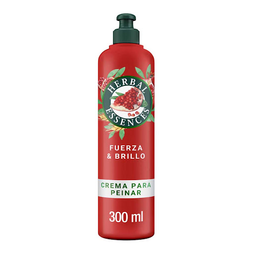 Crema Para Peinar Herbal Essences Granada Y Proteína Vegana Botella x 300 ml