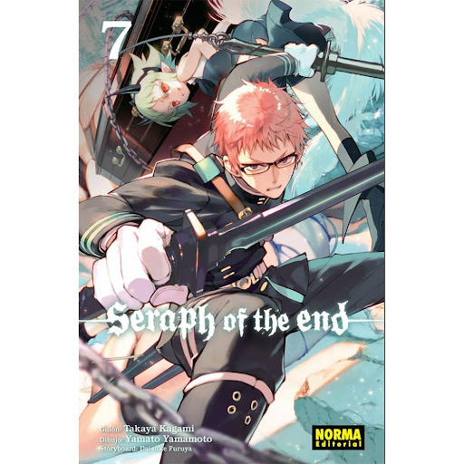 Seraph Of The End No. 7 Editorial Norma Libro x 1.0 SERAPH OF THE END 07   Autores:Kagami, Yamato Yamamoto  Colecciones:CÓMIC MANGA  Editoriales:NORMA Editorial  Series:SERAPH OF THE END   ¡LOS NERVIOS Y LAS GANAS DE LANZARSE A LA BATALLA ESTÁN A FLOR 