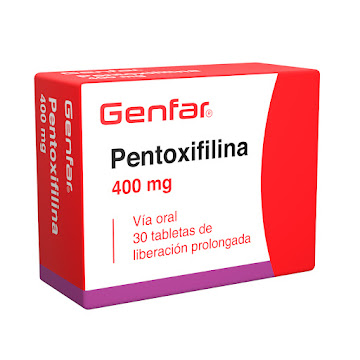 Pentoxifilina Genfar 400 mg Caja x 30 Tabletas  