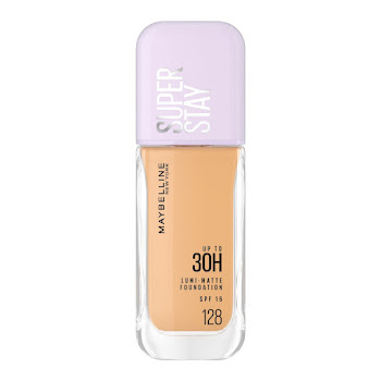 Base Líquida Maybelline Super Stay Lumi Matte Acabado Mate Luminoso Tono 128 Frasco x 35 ml  